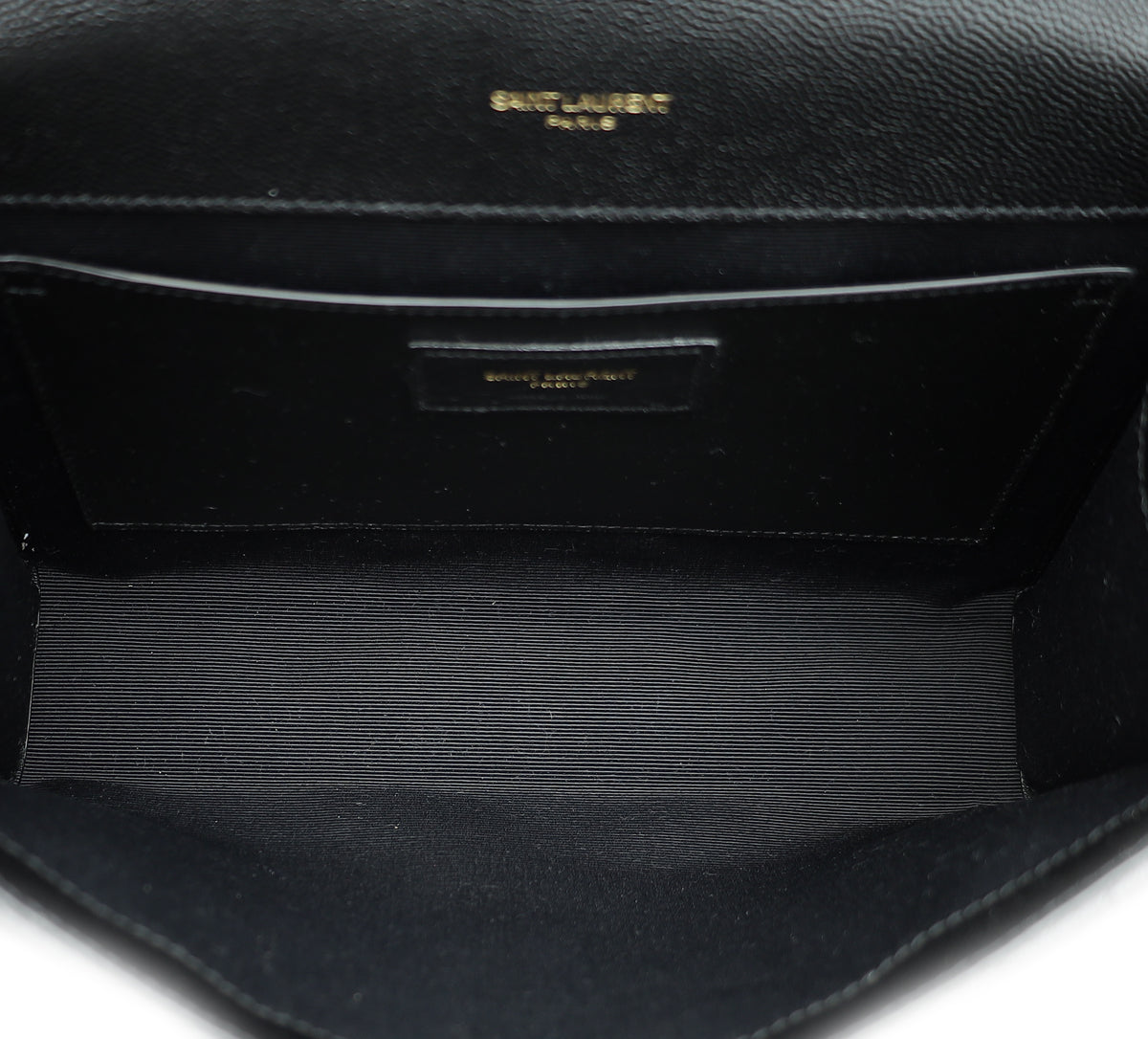 YSL Black Mix Quilted Envelope Medium Shoulder Bag-YSL-THE CLOSET