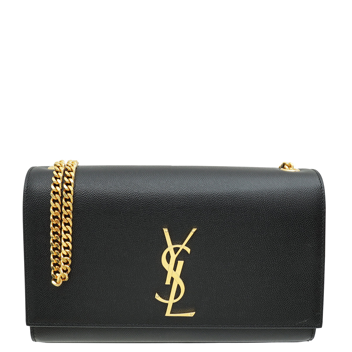 YSL Black Monogram Kate Medium Shoulder Bag-YSL-THE CLOSET