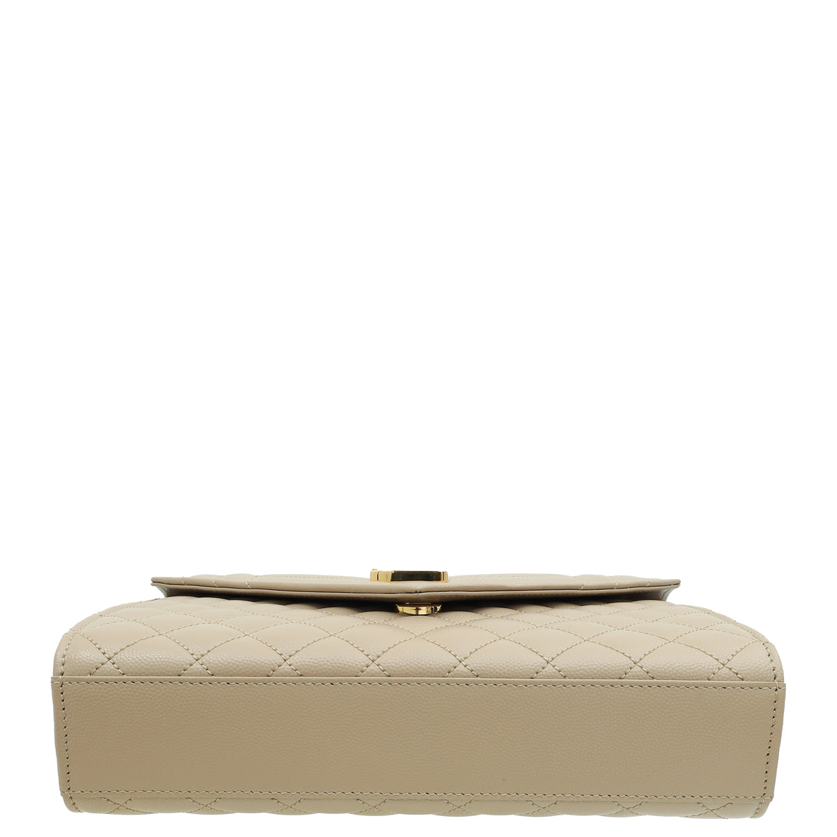 YSL Beige Mix Quilted Envelope Medium Shoulder Bag-YSL-THE CLOSET