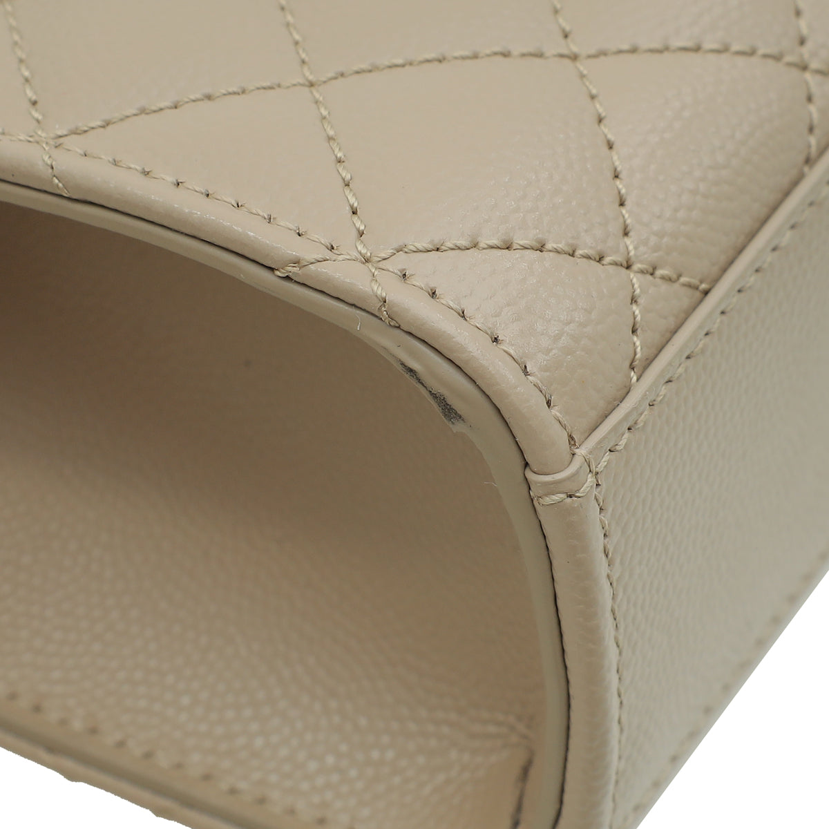 YSL Beige Mix Quilted Envelope Medium Shoulder Bag-YSL-THE CLOSET