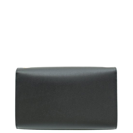 YSL Black Monogram Kate Tassel Medium Shoulder Bag
