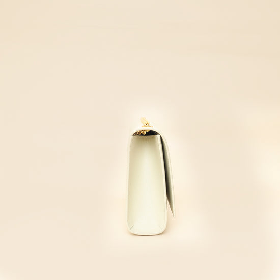 YSL Blanc Vintage Monogram Kate Medium Shoulder Bag-YSL-THE CLOSET