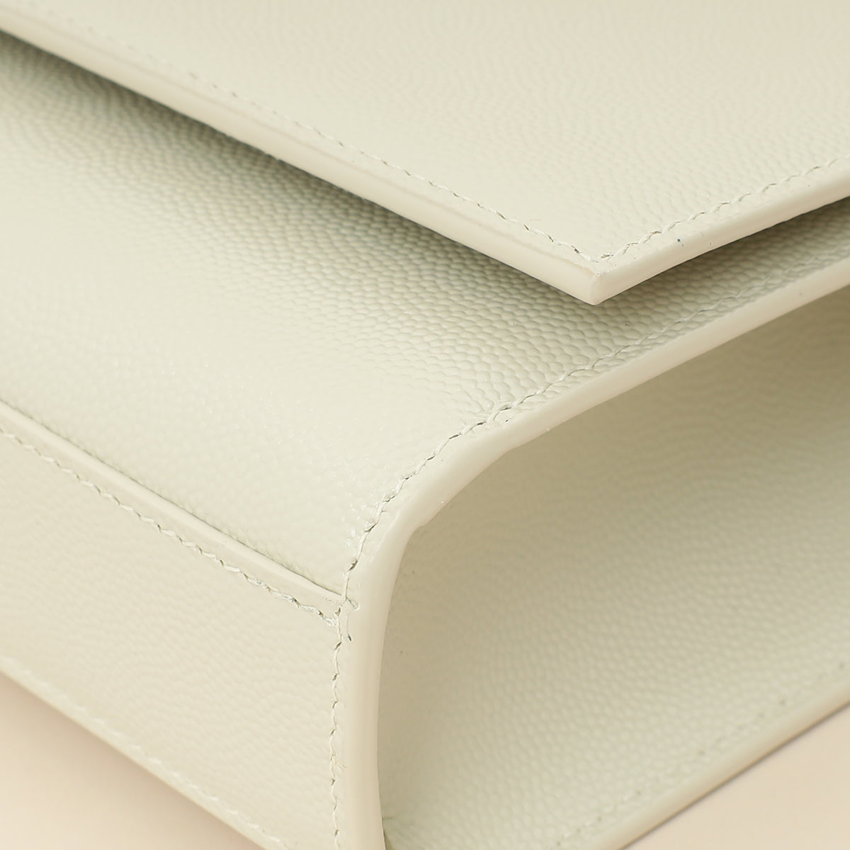 YSL Blanc Vintage Monogram Kate Medium Shoulder Bag-YSL-THE CLOSET