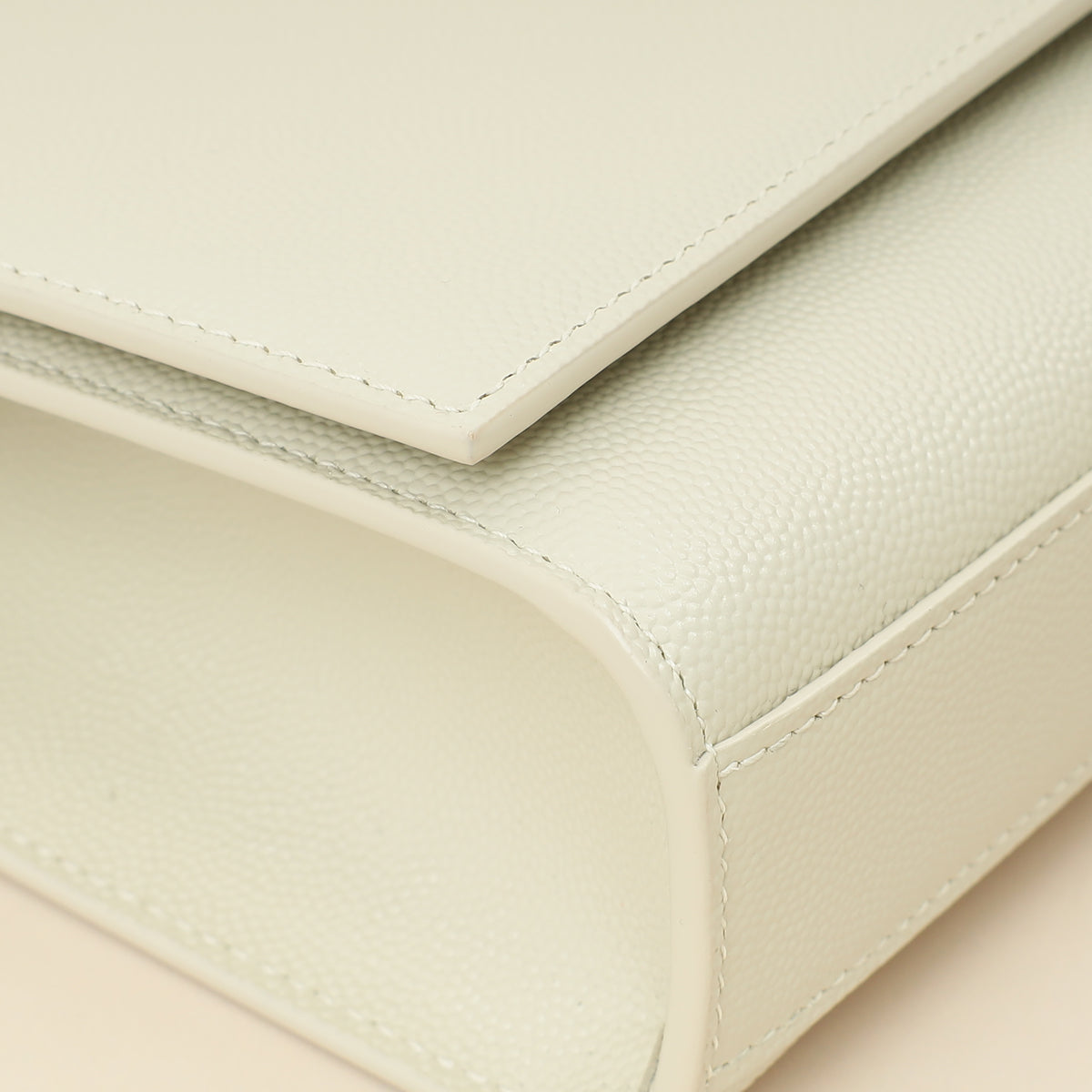 YSL Blanc Vintage Monogram Kate Medium Shoulder Bag-YSL-THE CLOSET