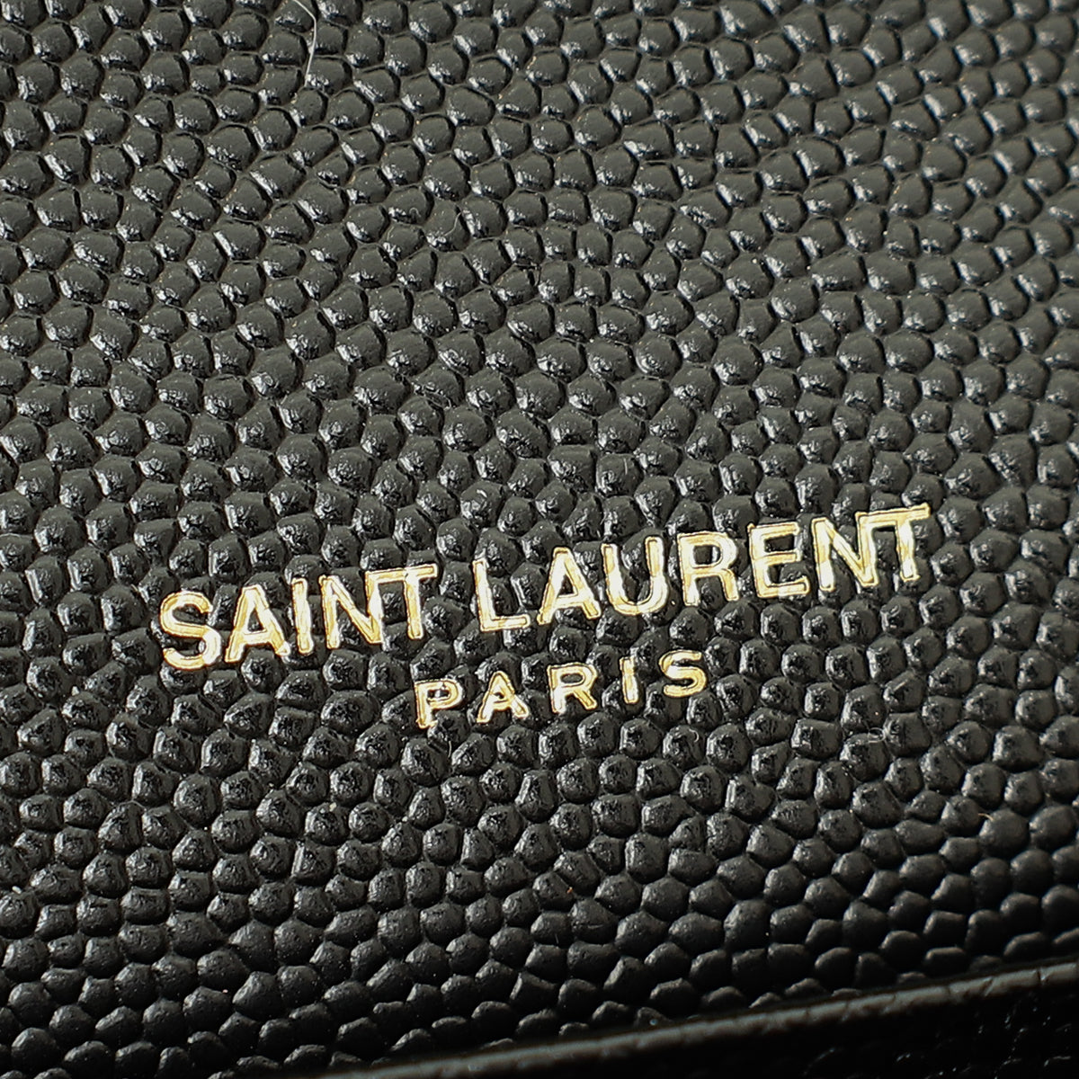 YSL Black Cassandre Chain Wallet-YSL-THE CLOSET