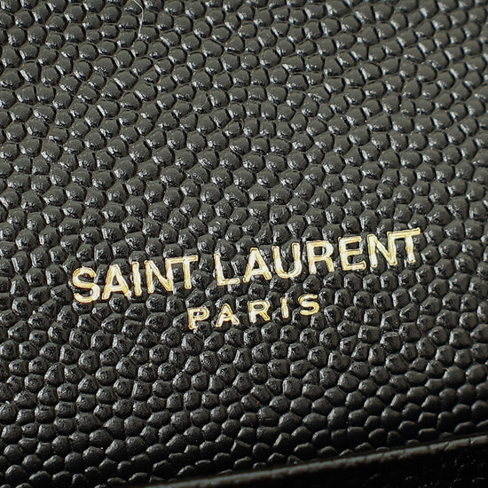 YSL Black Cassandre Chain Wallet-YSL-THE CLOSET