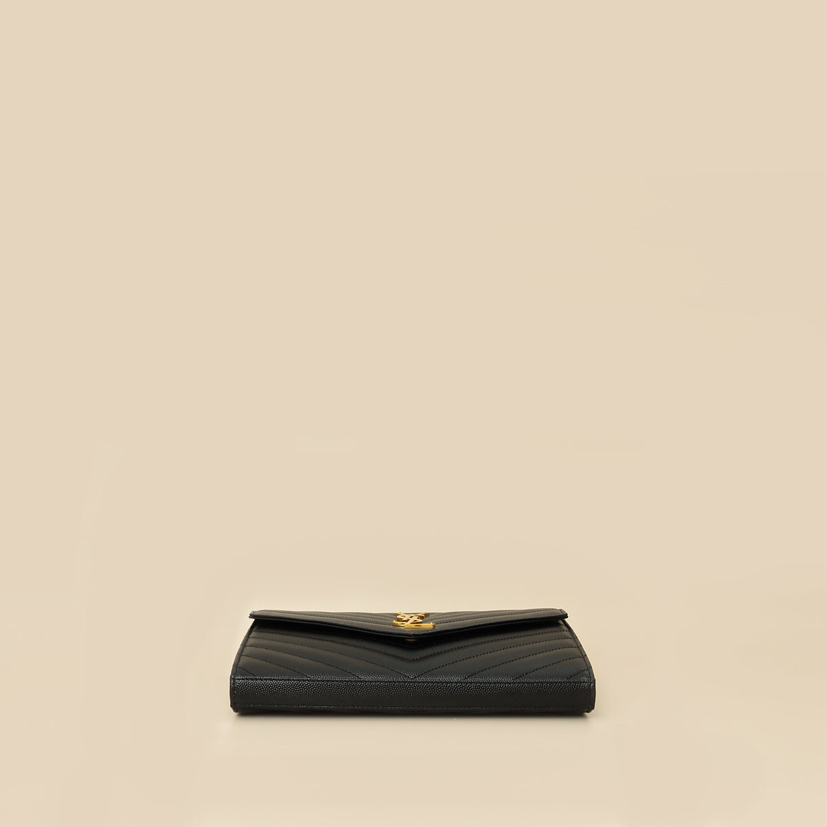 YSL Black Cassandre Chain Wallet-YSL-THE CLOSET