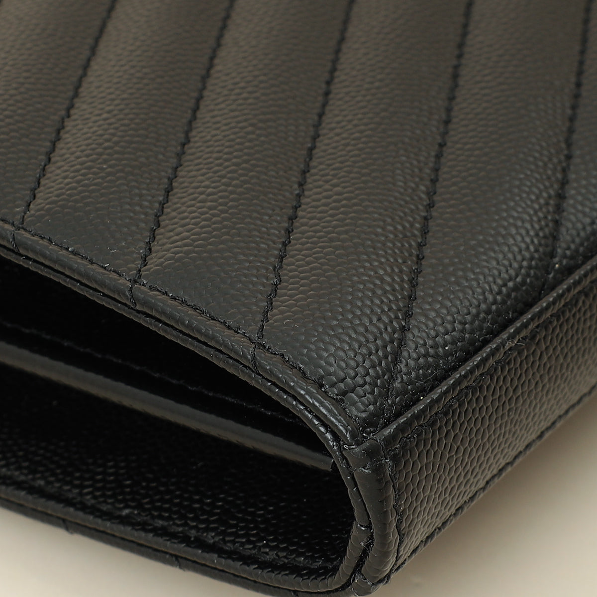 YSL Black Cassandre Chain Wallet-YSL-THE CLOSET