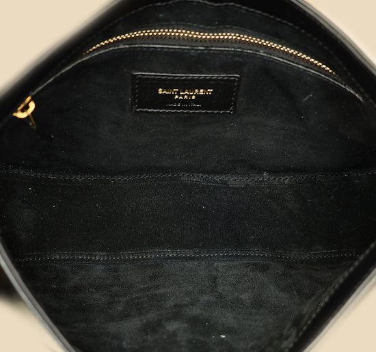 YSL Black LE 5 À 7 Smooth Hobo Bag-YSL-THE CLOSET