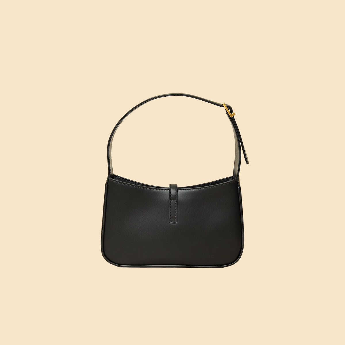YSL Black LE 5 À 7 Smooth Hobo Bag-YSL-THE CLOSET