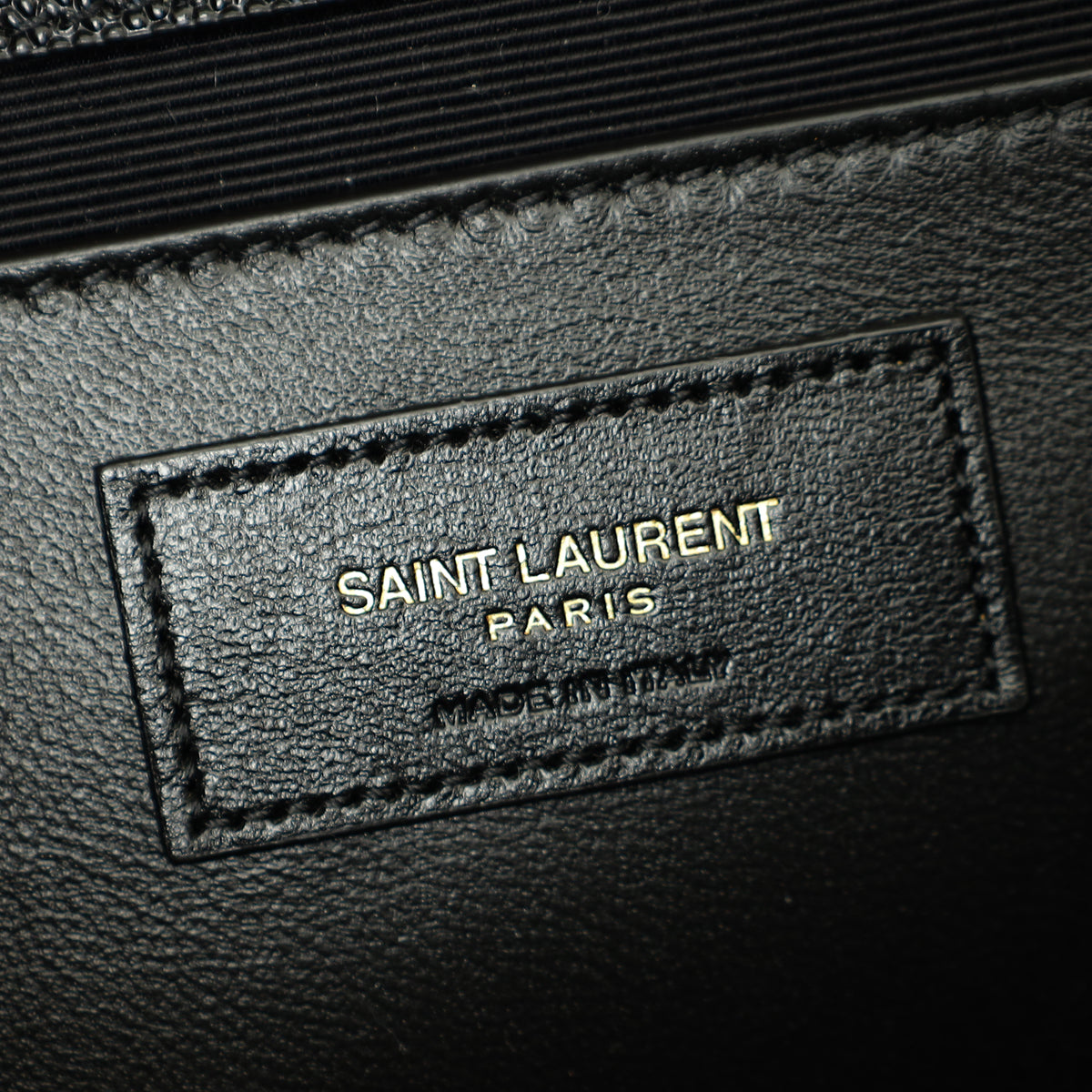 YSL Black Mix Quilted Envelope Medium Shoulder Bag-YSL-THE CLOSET