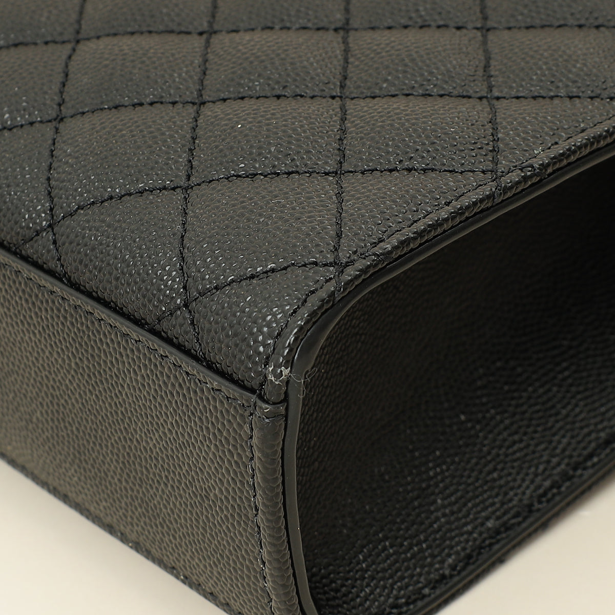 YSL Black Mix Quilted Envelope Medium Shoulder Bag-YSL-THE CLOSET