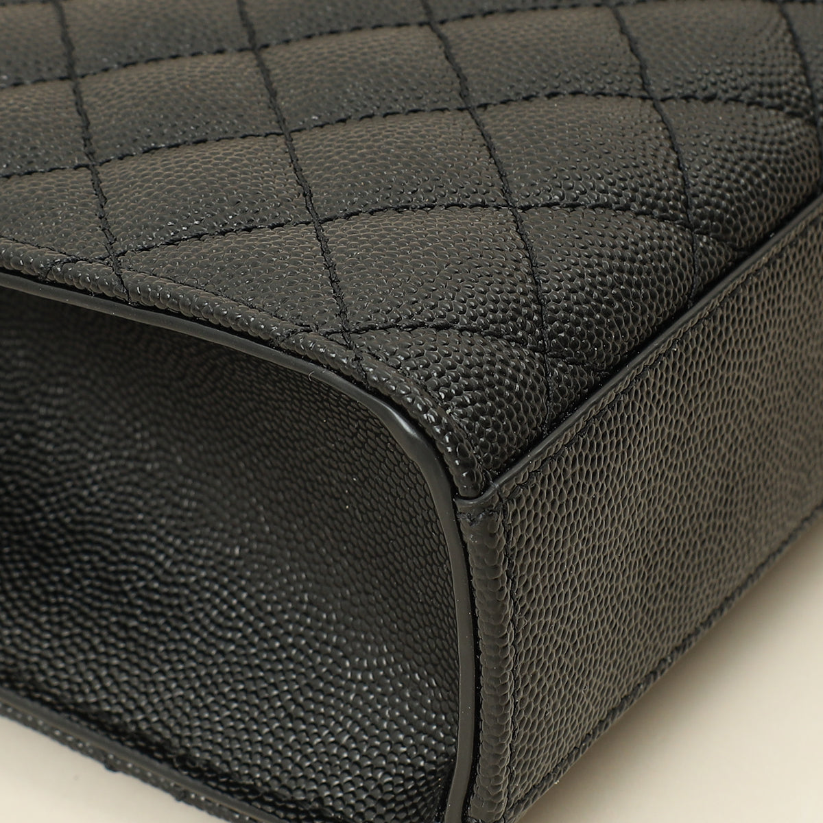 YSL Black Mix Quilted Envelope Medium Shoulder Bag-YSL-THE CLOSET