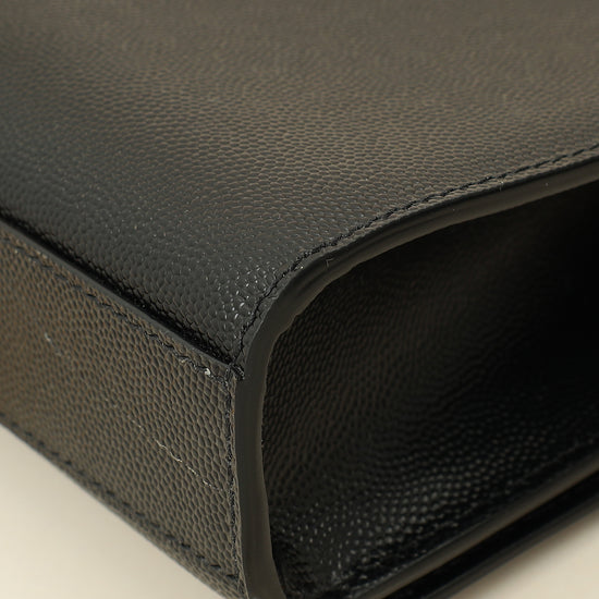 YSL Black Monogram Kate Tassel Medium Shoulder Bag-YSL-THE CLOSET