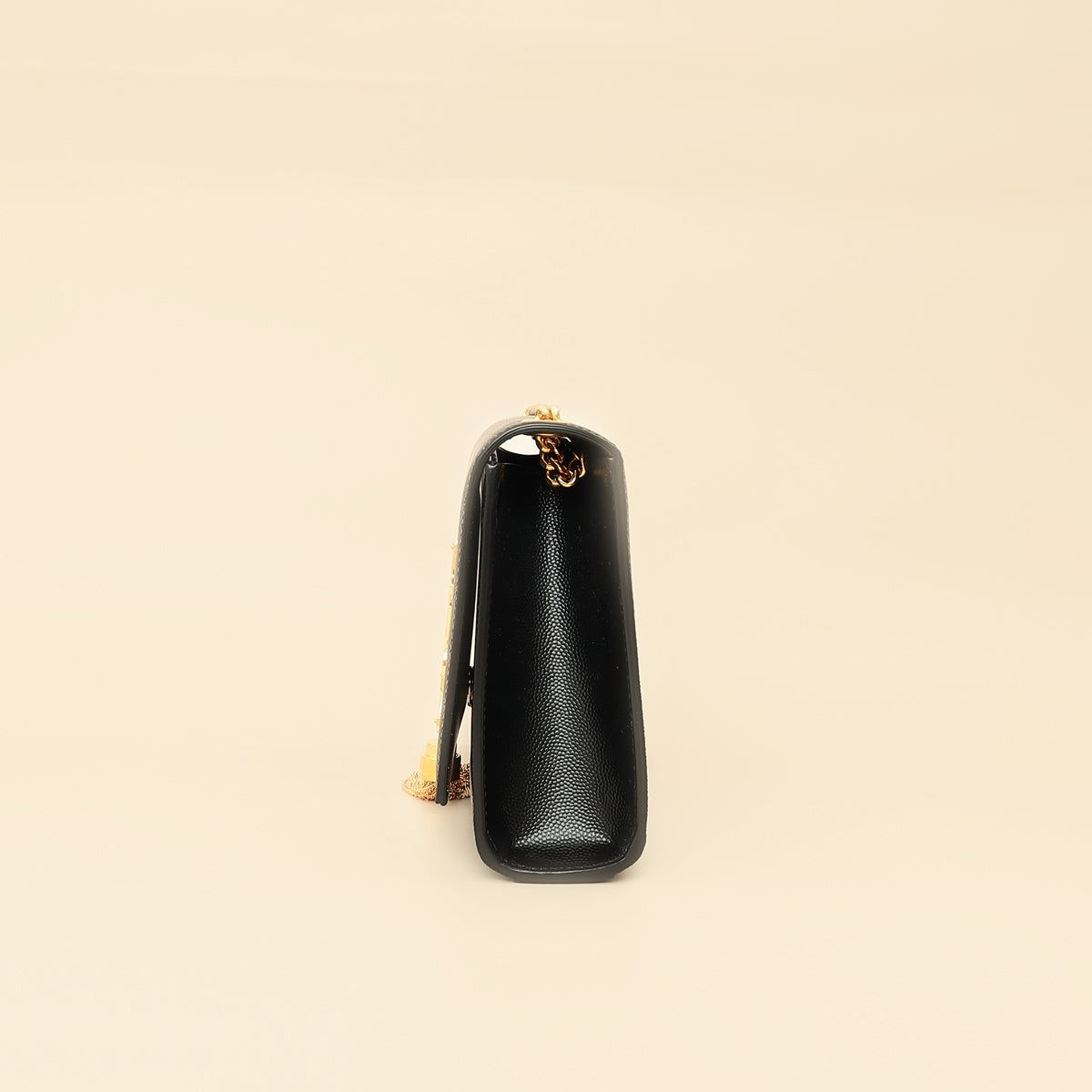 YSL Black Monogram Kate Tassel Medium Shoulder Bag-YSL-THE CLOSET