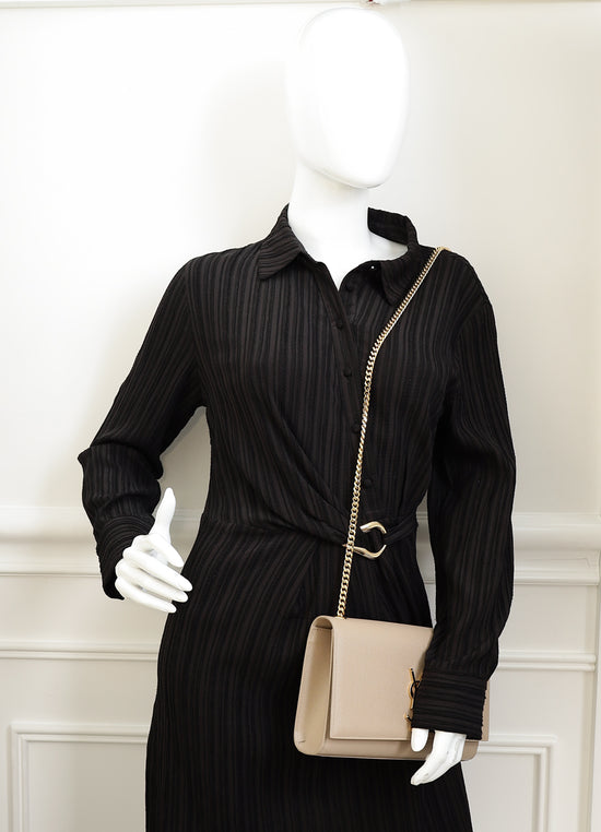 YSL Nude Monogram Kate Shoulder Bag-YSL-THE CLOSET