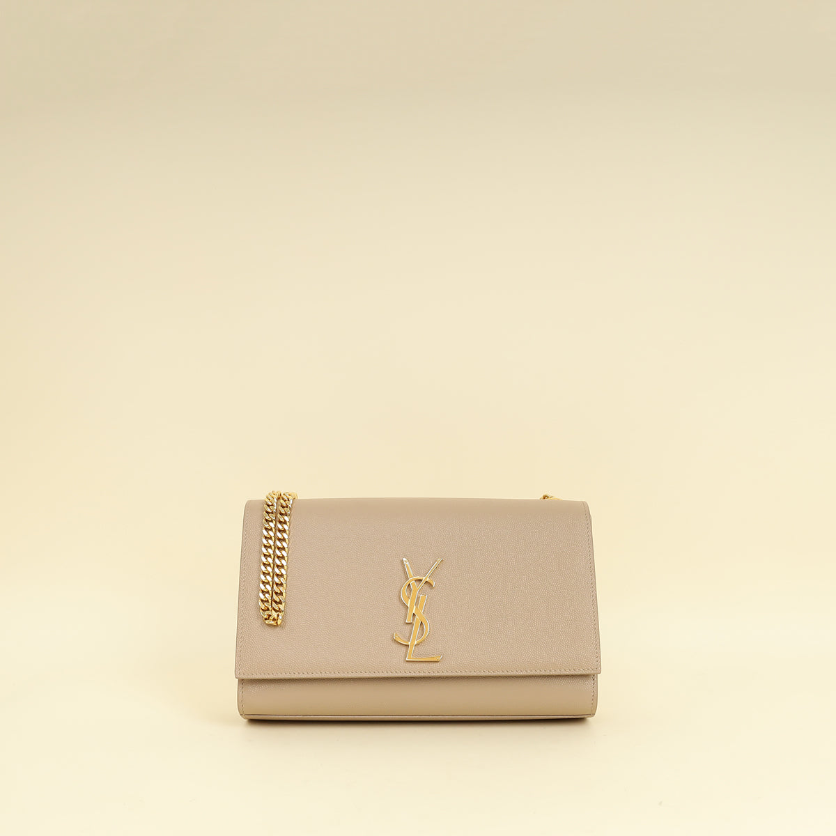 YSL Nude Monogram Kate Shoulder Bag-YSL-THE CLOSET