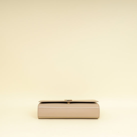 YSL Nude Monogram Kate Shoulder Bag-YSL-THE CLOSET