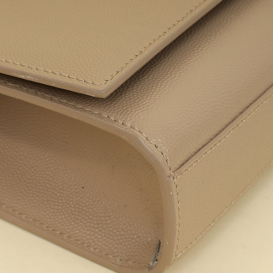 YSL Nude Monogram Kate Shoulder Bag-YSL-THE CLOSET