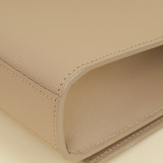 YSL Nude Monogram Kate Shoulder Bag-YSL-THE CLOSET