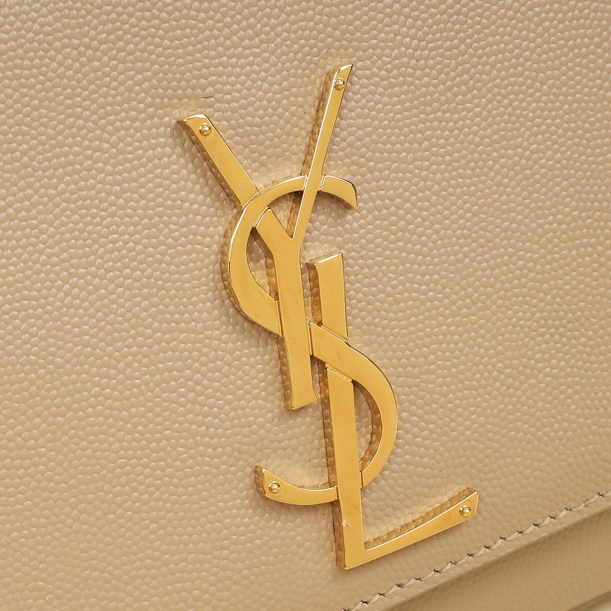 YSL Nude Monogram Kate Shoulder Bag-YSL-THE CLOSET