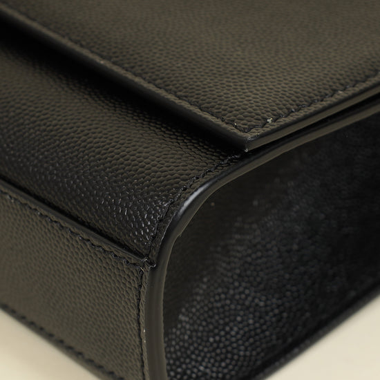 YSL Black Monogram Kate Medium Shoulder Bag-YSL-THE CLOSET