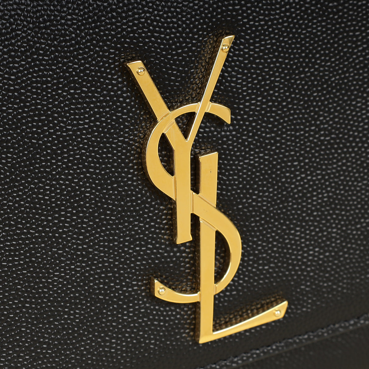 YSL Black Monogram Kate Medium Shoulder Bag-YSL-THE CLOSET
