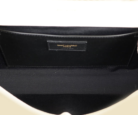 YSL Blanc Vintage Kate Tassel Medium Shoulder Bag-YSL-THE CLOSET