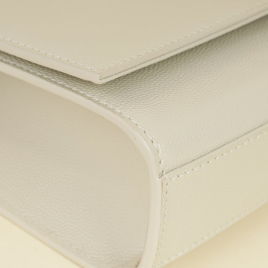 YSL Blanc Vintage Kate Tassel Medium Shoulder Bag-YSL-THE CLOSET