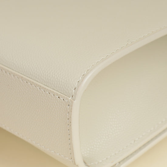 YSL Blanc Vintage Kate Tassel Medium Shoulder Bag-YSL-THE CLOSET