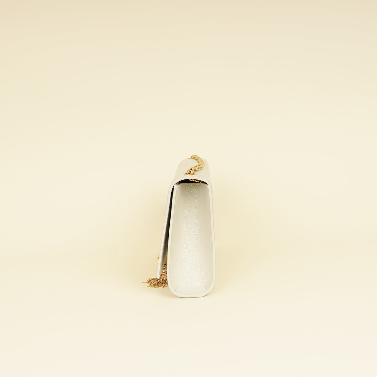 YSL Blanc Vintage Kate Tassel Medium Shoulder Bag-YSL-THE CLOSET