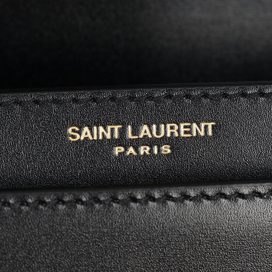 YSL Black Voltaire Top Handle Bag