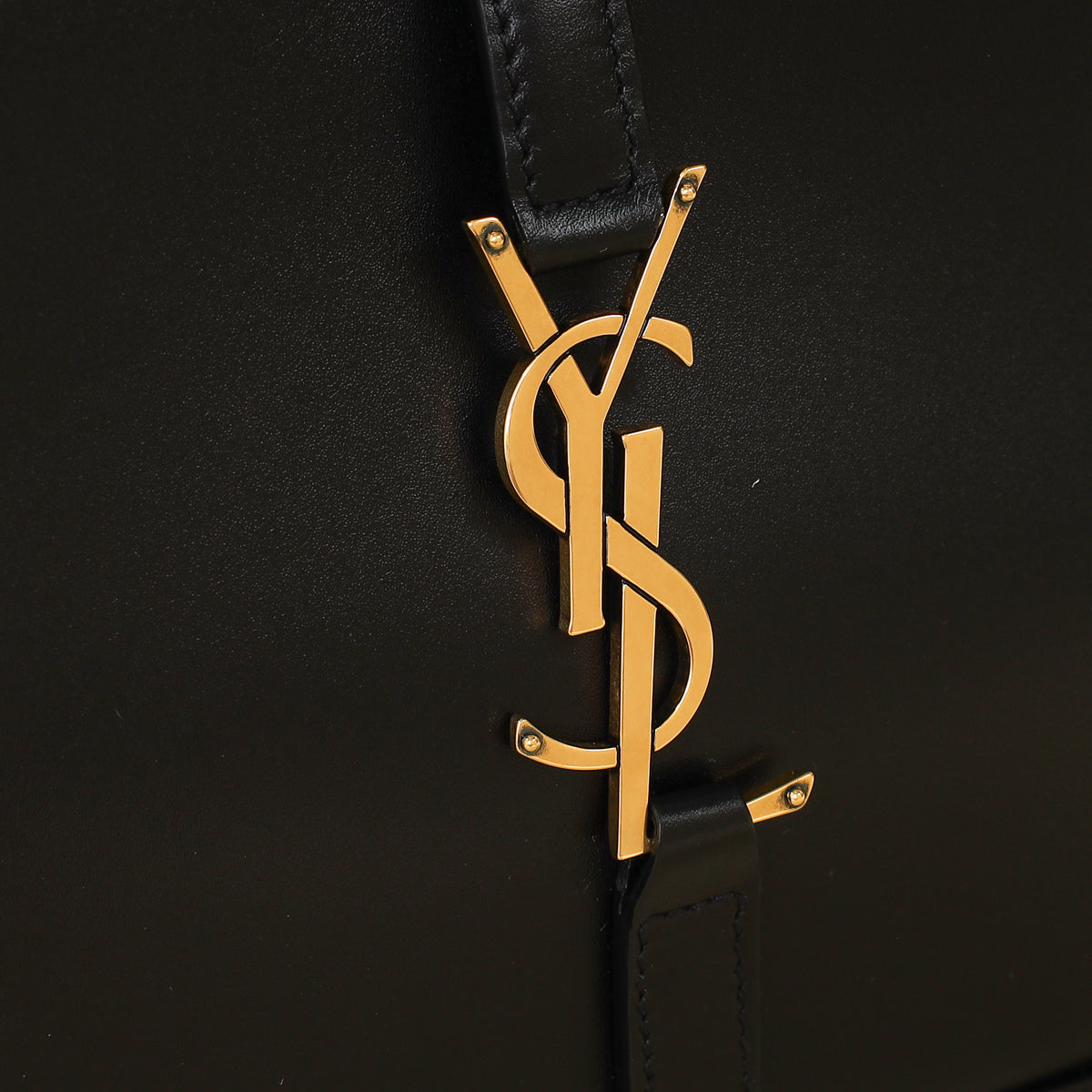 YSL Black LE 5 À 7 Hobo Bag