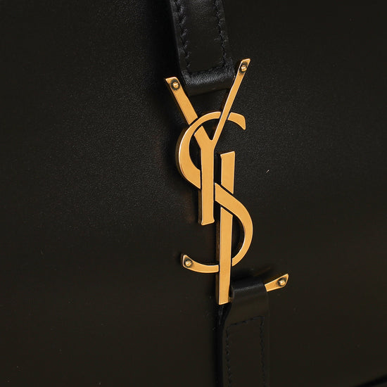 YSL Black LE 5 À 7 Hobo Bag