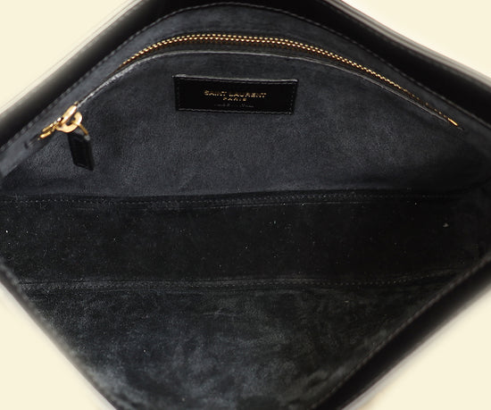 YSL Black LE 5 À 7 Hobo Bag