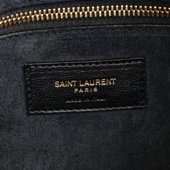 YSL Black LE 5 À 7 Hobo Bag