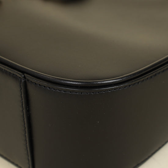 YSL Black LE 5 À 7 Hobo Bag