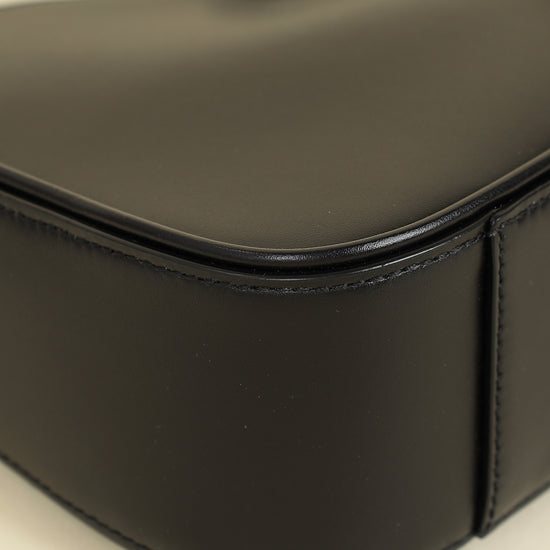 YSL Black LE 5 À 7 Hobo Bag