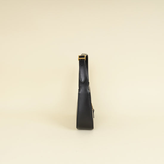 YSL Black LE 5 À 7 Hobo Bag