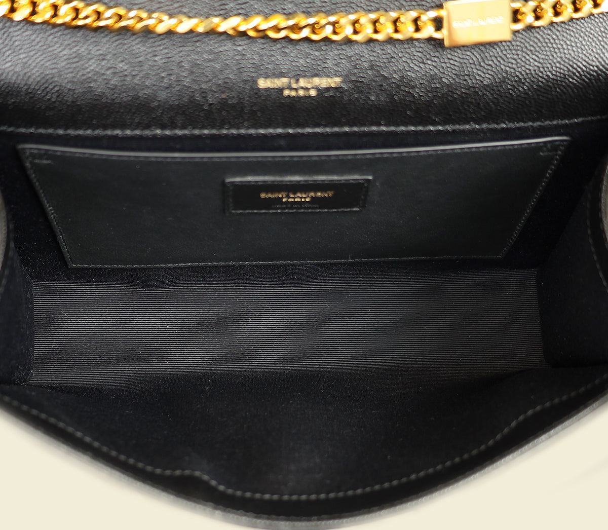 YSL Black Kate Flap Bag