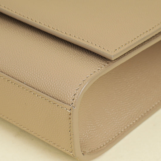 YSL Beige Kate Medium Flap Bag