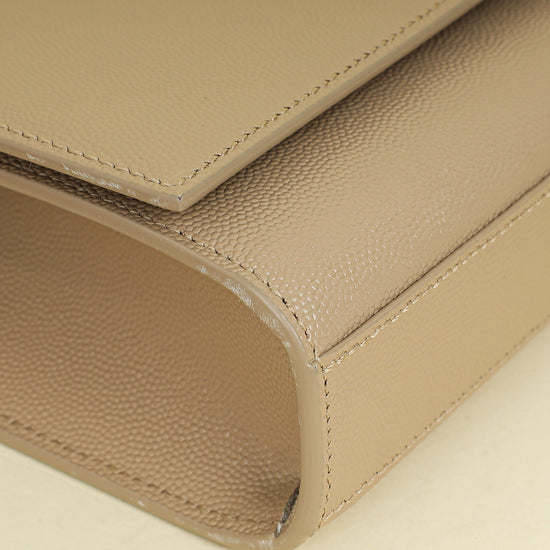 YSL Beige Kate Medium Flap Bag