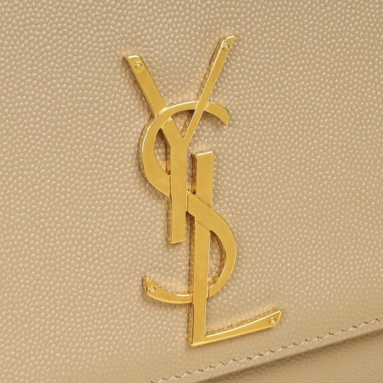 YSL Beige Kate Medium Flap Bag