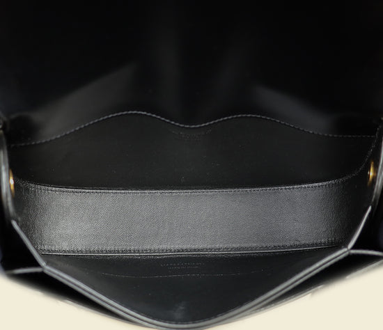 YSL Black Voltaire Top Handle Bag