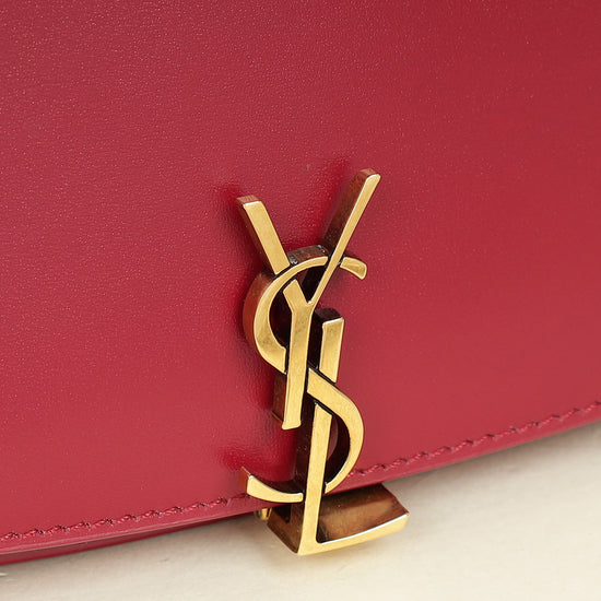 YSL Dark Fuchsia Voltaire Mini Shoulder Bag