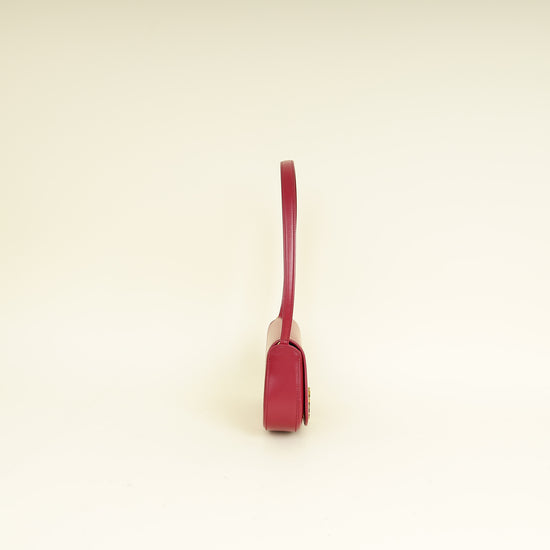 YSL Dark Fuchsia Voltaire Mini Shoulder Bag