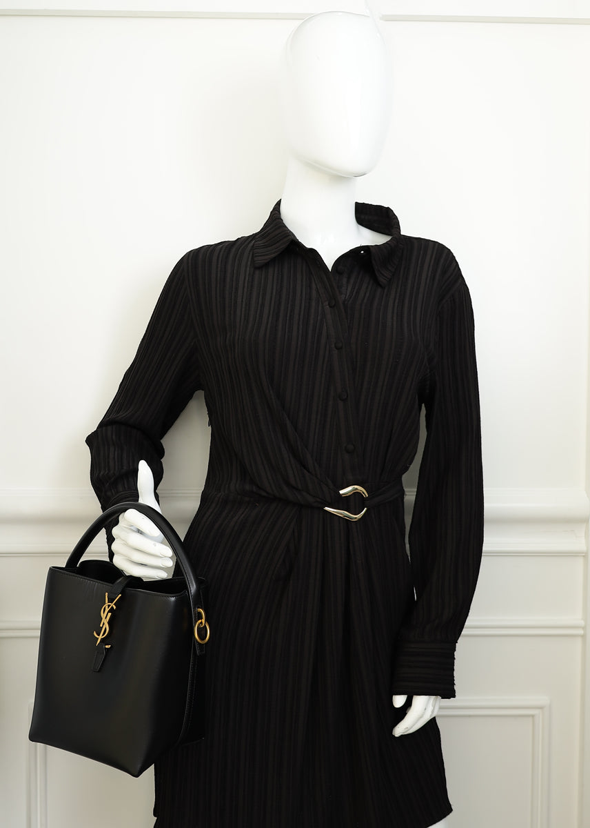 YSL Black Le 37 Small Bucket Bag