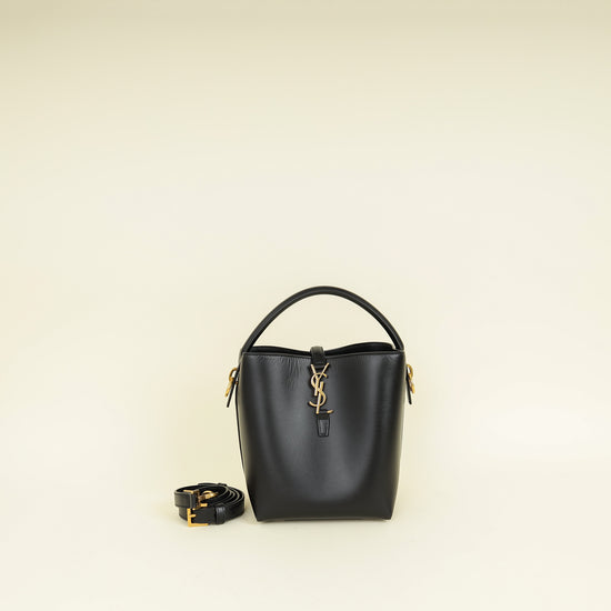 YSL Black Le 37 Small Bucket Bag