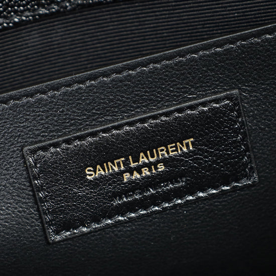 YSL Black Monogram Kate Tassel Medium Shoulder Bag