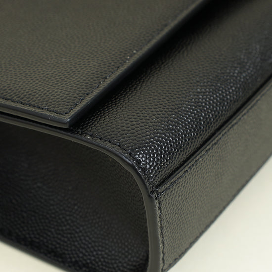 YSL Black Monogram Kate Tassel Medium Shoulder Bag